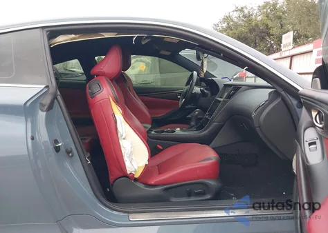 2022 Infiniti Q60 Red Sport 400 из США, поврежденный, VIN JN1FV7LK3NM660005